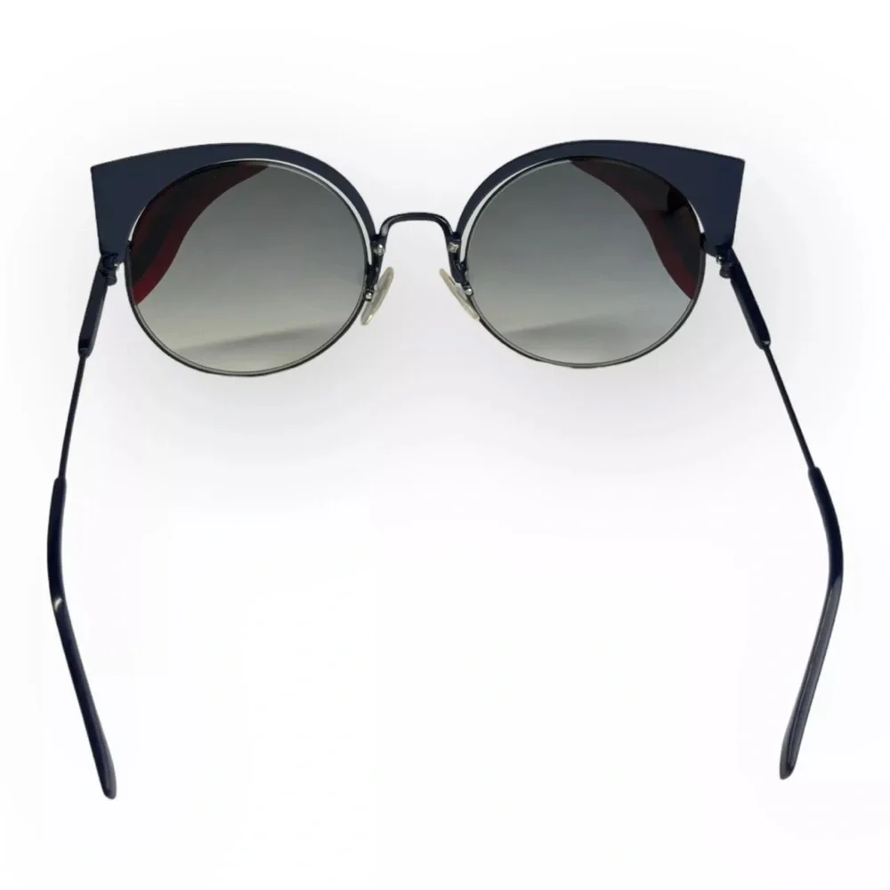 NEW Fendi Grey Gradient Round Sunglasses FF 0215/S 0M19L 53 22 135mm 100% Origin